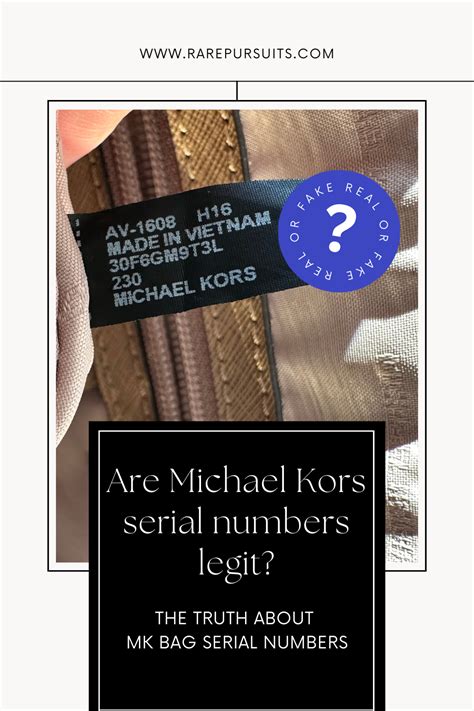 code authenticité michael kors|where is Michael Kors made.